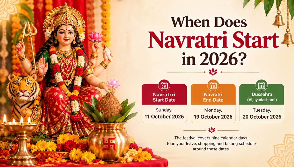 When Does Navratri Start in 2026
